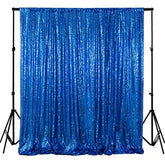 Lofaris Royal Blue Sequin Backdrop Curtain Glitter Photo Booth